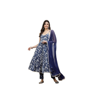 Floral anarkali suit